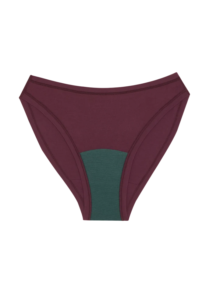 Huha Mineral Undies High Rise Bikini-Limited Edition Merlot
