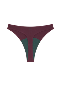 Huha Mineral Undies High Rise Thong-Limited Edition Merlot