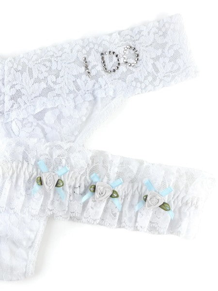 Hanky Panky "I Do" Original Thong and Bridal Garter.