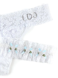 Hanky Panky "I Do" Original Thong and Bridal Garter.