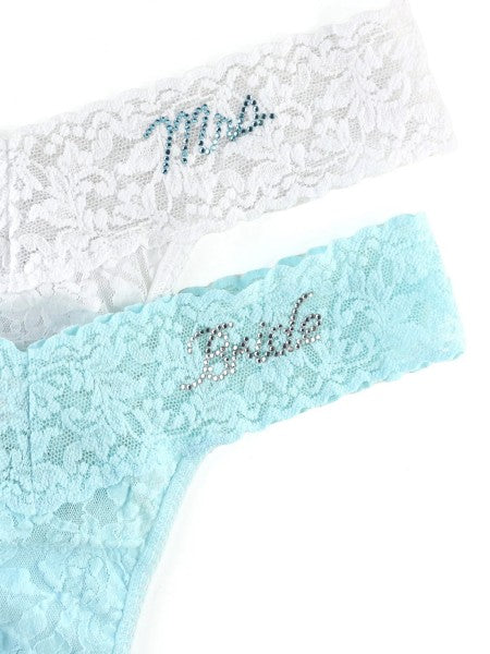 Hanky Panky Bride & Mrs. Low Rise Bridal Thong Set