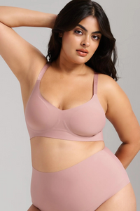 Siella Invisible V-Neck Wireless Bra