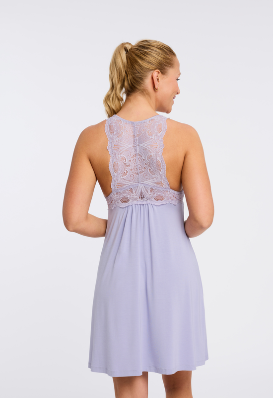 Fleur't Belle Epoque T-Back Chemise-Lilac Haze