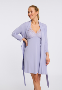 Fleur't Belle Epoque T-Back Chemise-Lilac Haze