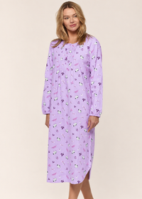 Claudel Cozy Kitty Flannel Nightgown