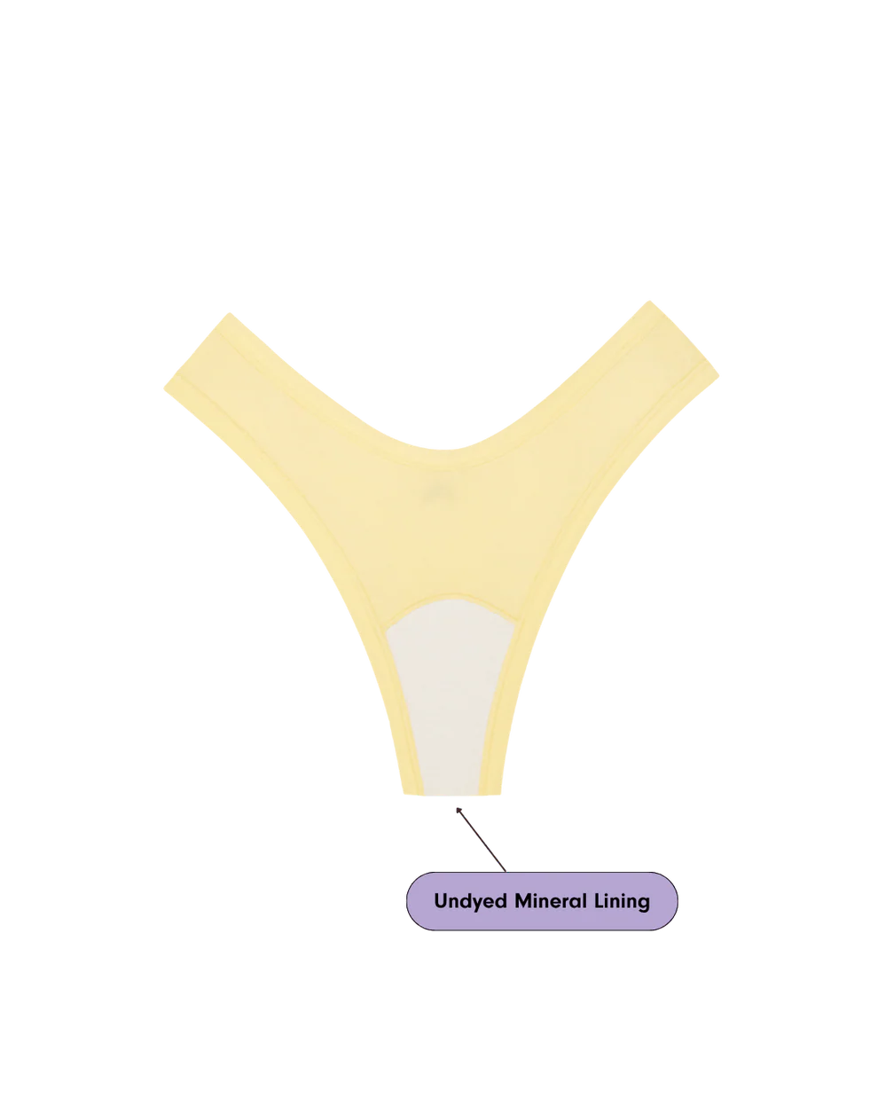 Huha Mineral Undies Dipped Thong-Limited Edition Vacation Collection