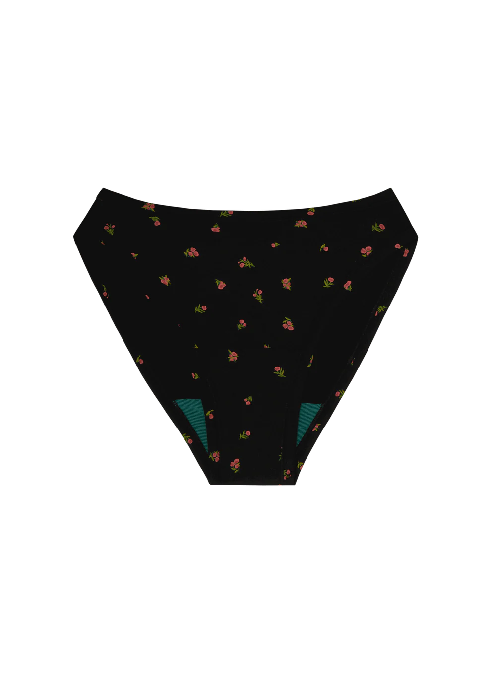 Huha Mineral Undies High Rise Bikini-Limited Edition Midnight Rose Floral Print