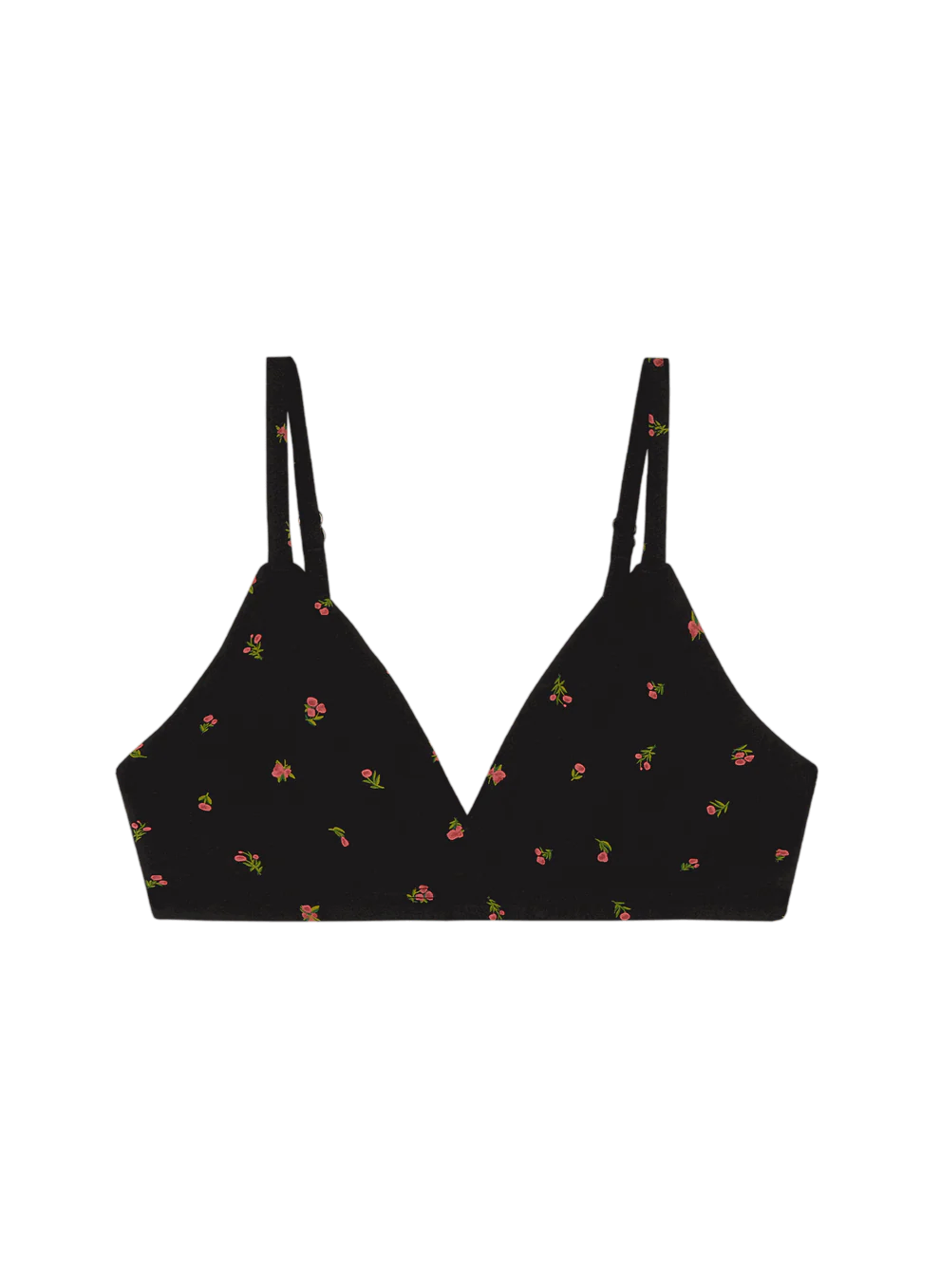Huha Mineral Triangle Bra-Limited Edition Midnight Rose Floral Print