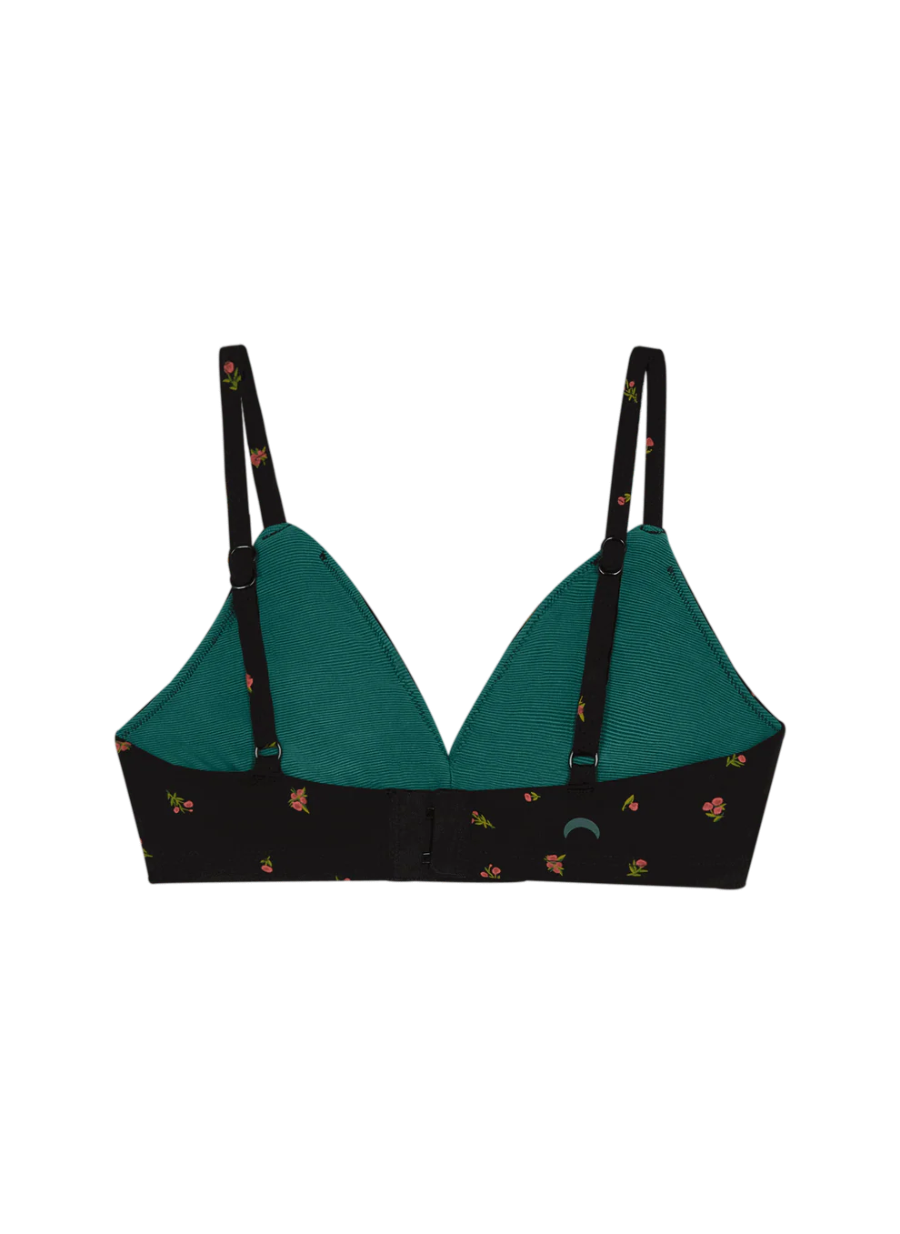 Huha Mineral Triangle Bra-Limited Edition Midnight Rose Floral Print