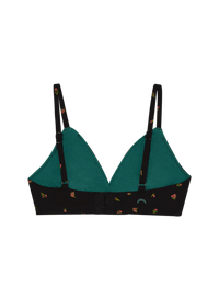 Huha Mineral Triangle Bra-Limited Edition Midnight Rose Floral Print