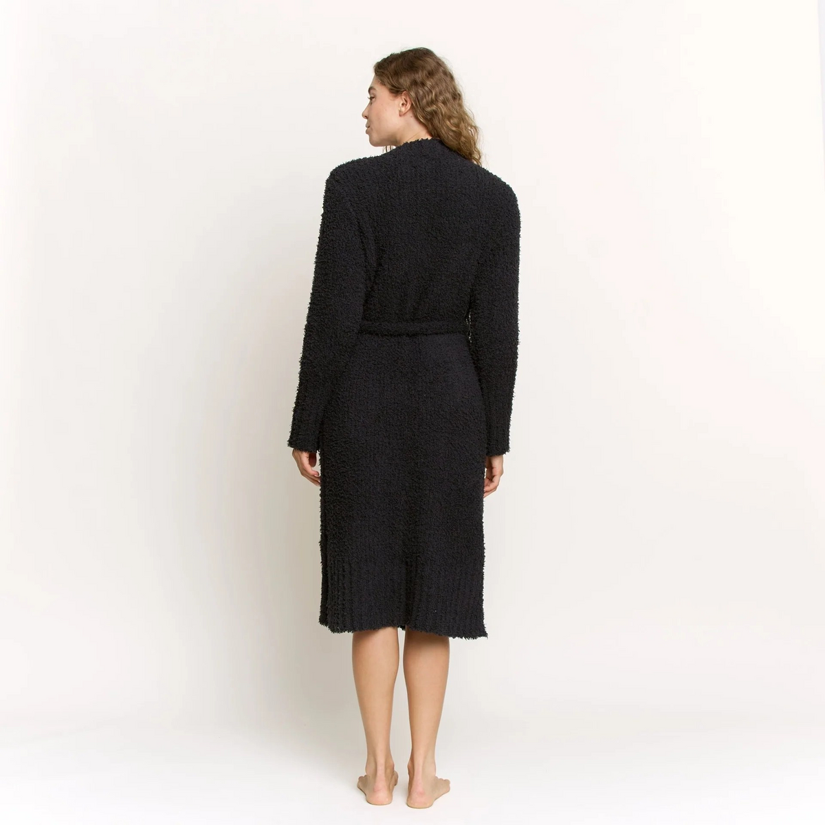 Honeydew Morning Brew Robe In Black