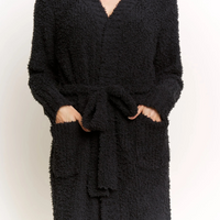 Honeydew Morning Brew Robe In Black