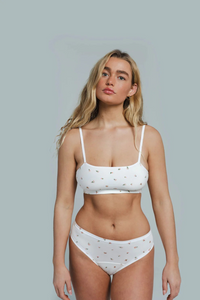 Huha Mineral Tata Bralette-Limited Edition Morning Rose Floral Print