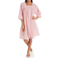 Kayanna Seersucker Snap Front Robe