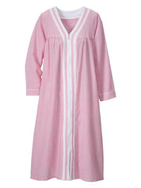 Kayanna Seersucker Zip Robe