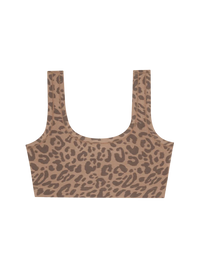 Huha Mineral Sporty Bralette-Limited Edition Leopard Tan