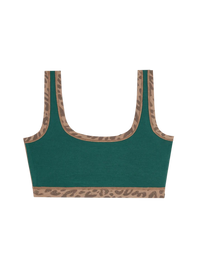 Huha Mineral Sporty Bralette-Limited Edition Leopard Tan