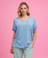 Cool Girl Sunburst Short Sleeve Top