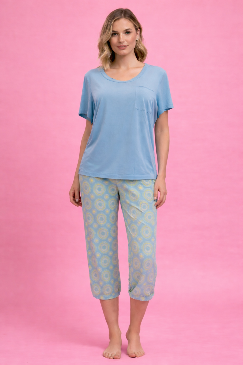 Cool Girl Sunburst Capri