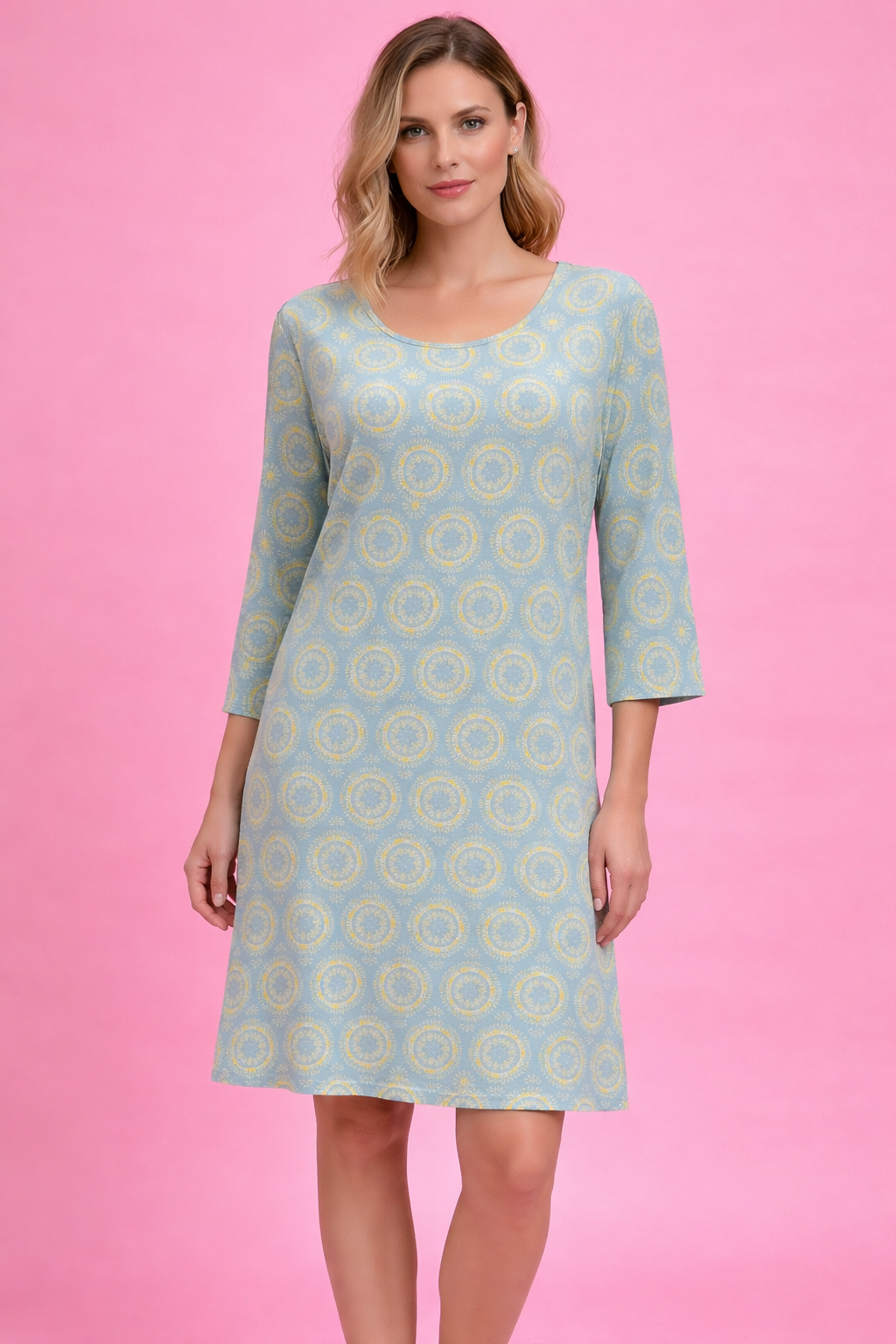 Cool Girl Sunburst 3/4 Sleeve Nightshirt