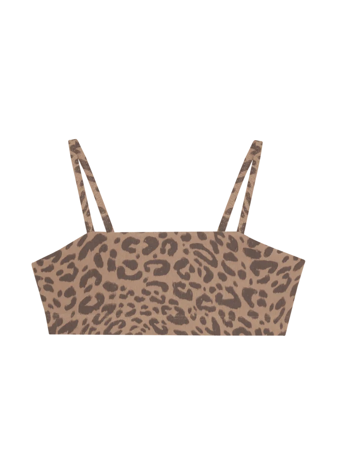 Huha Mineral Tata Bralette-Limited Edition Leopard Tan