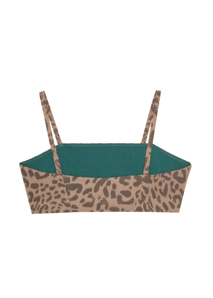 Huha Mineral Tata Bralette-Limited Edition Leopard Tan