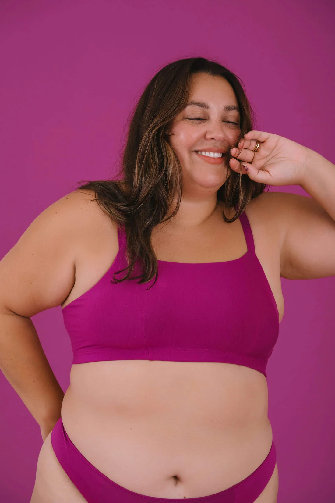 Huha Mineral Tata Bralette-Limited Edition Berry