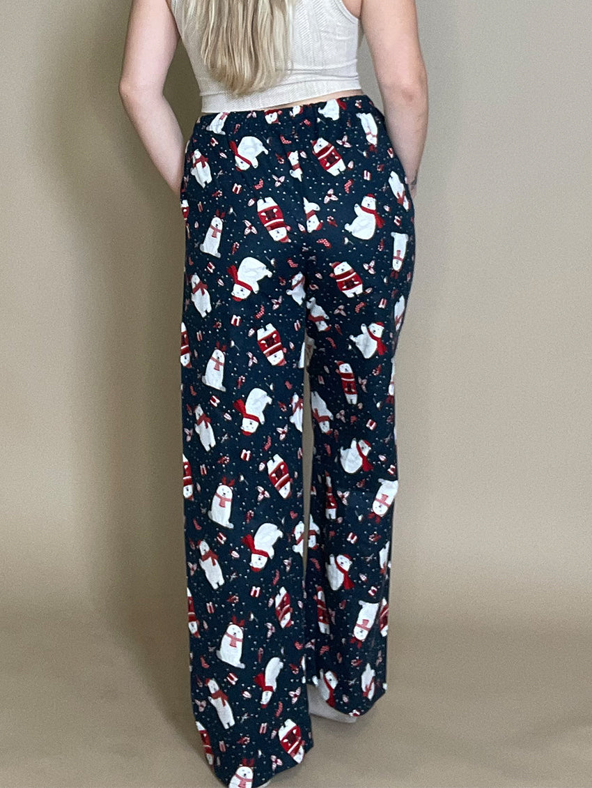 Kayanna Teddy Bear Flannel Pant-1 large left