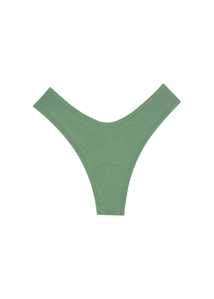 Huha Mineral Undies Dipped Thong-Limited Edition Thyme and Merlot