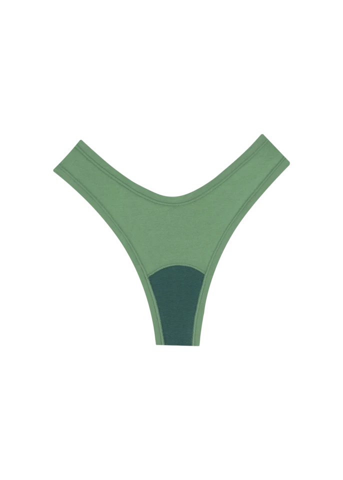 Huha Mineral Undies Dipped Thong-Limited Edition Thyme and Merlot