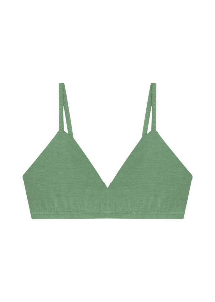Huha Mineral Triangle Bra-Limited Edition Thyme and Merlot