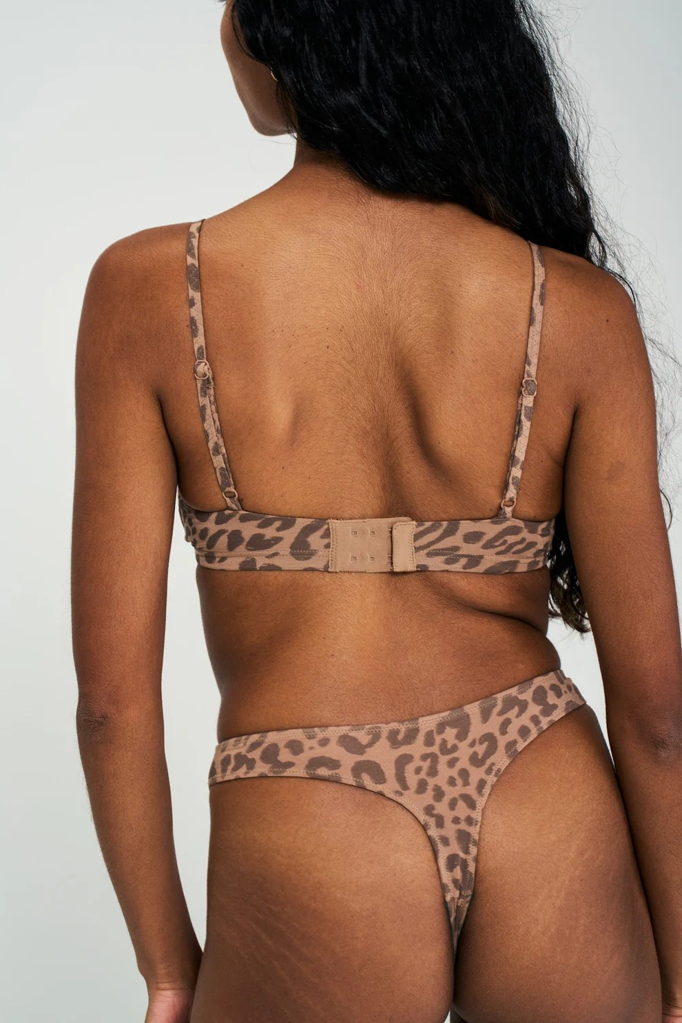 Huha Mineral Triangle Bra-Limited Edition Leopard Tan