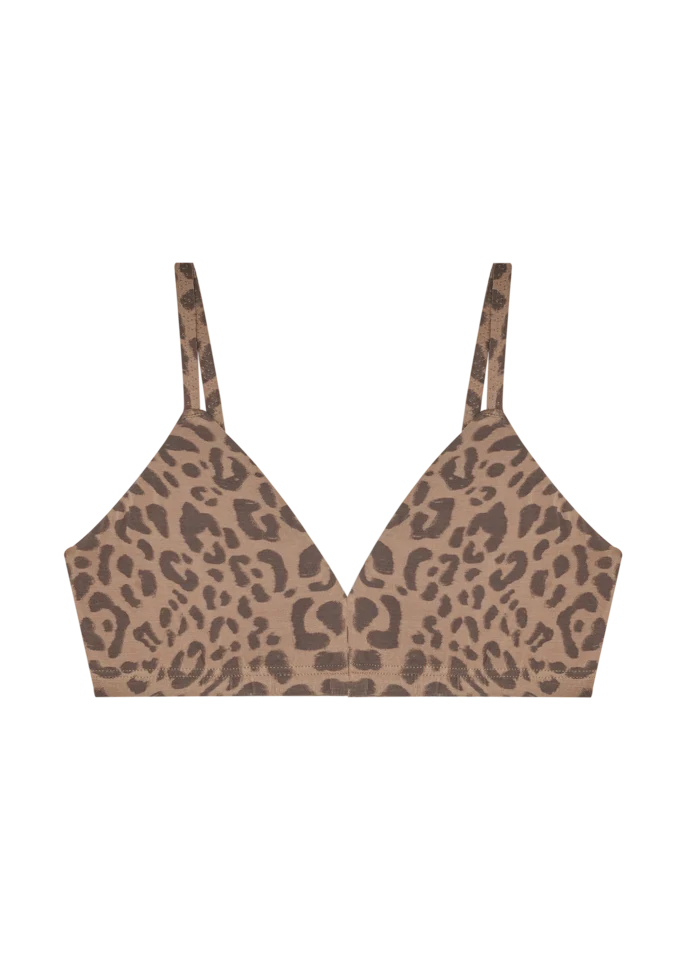 Huha Mineral Triangle Bra-Limited Edition Leopard Tan