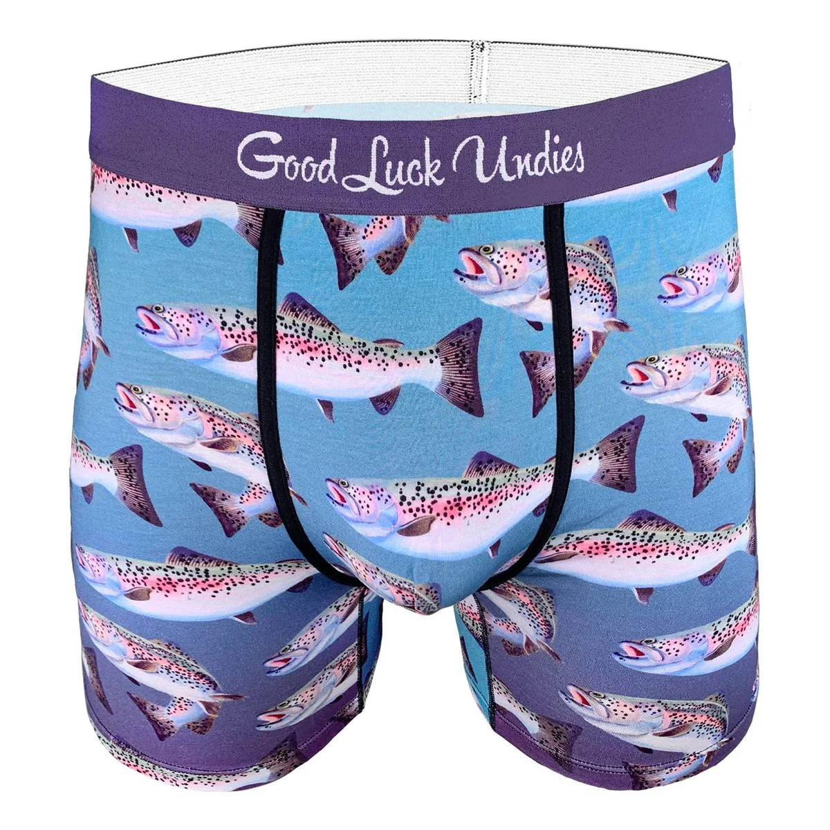 Good Luck Undies Rainbow Trout Boxer Brief