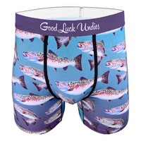 Good Luck Undies Rainbow Trout Boxer Brief