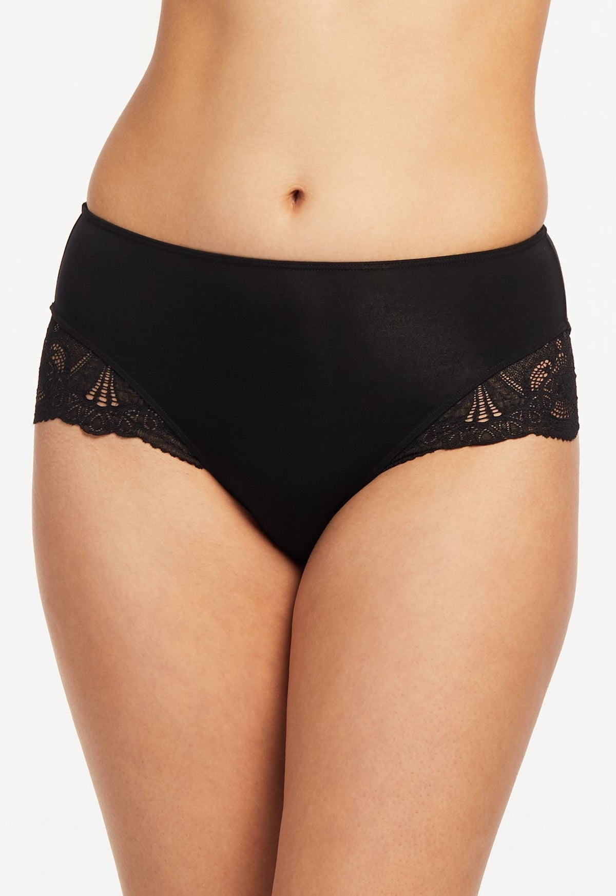 Fleur't Belle Epoque High Waisted Brief-Black