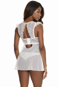 Coquette Lace Babydoll and Thong