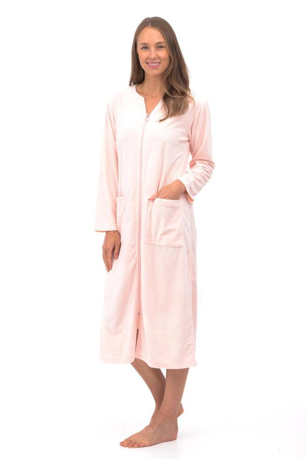 Patricia Velour Zip Robe