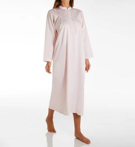 Kayanna Brushed Back Satin Nightgown