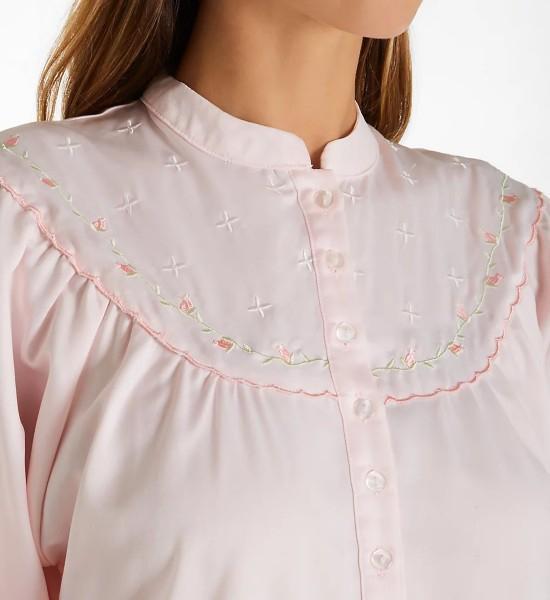 Kayanna Brushed Back Satin Nightgown