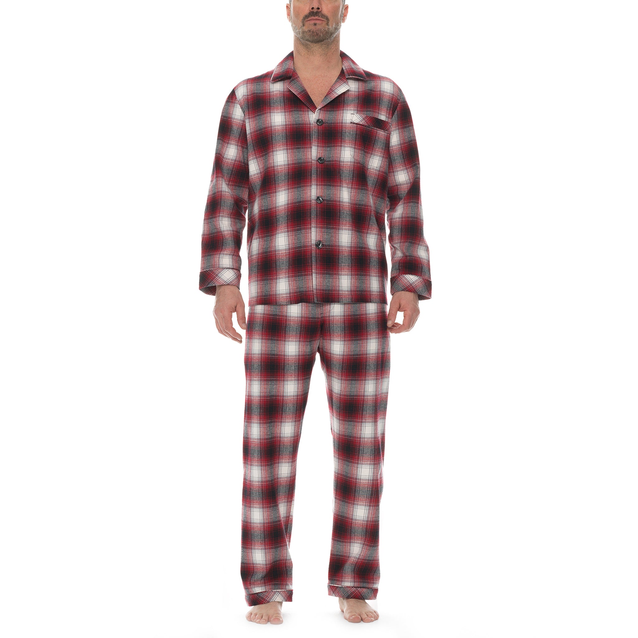Introducing Our Brushed Organic Cotton Plaid PJ's 💕 Soft & breathable  these will be your new favourites for lounging