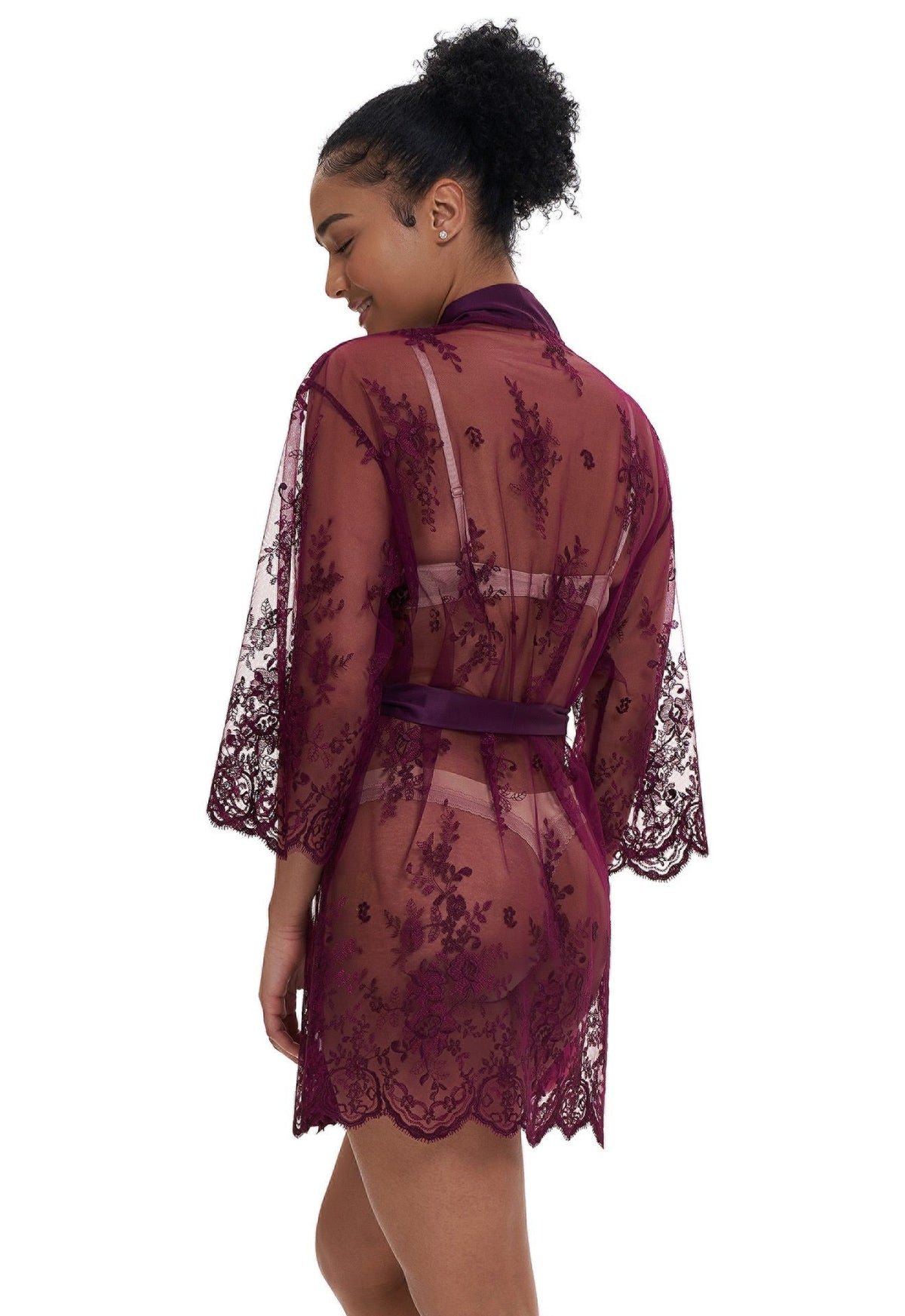 Rya Darling Robe-Aubergine