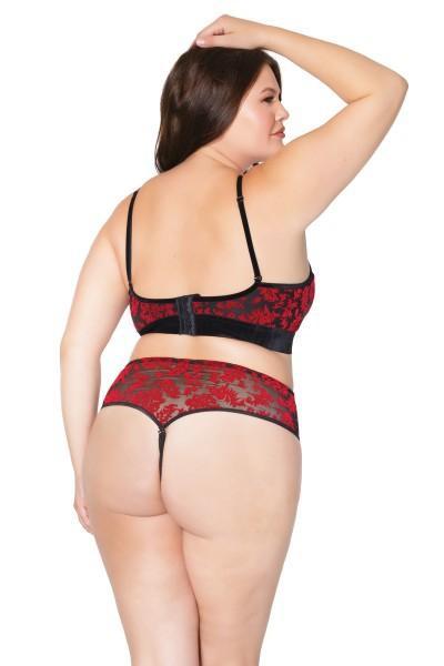 Coquette Velvet Teddy
