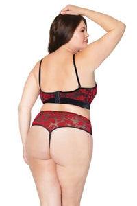 Coquette Velvet Teddy