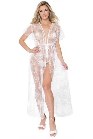 Coquette Long Tulle Robe