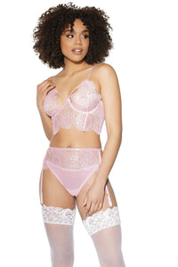 Coquette Bra, Garter and G-String