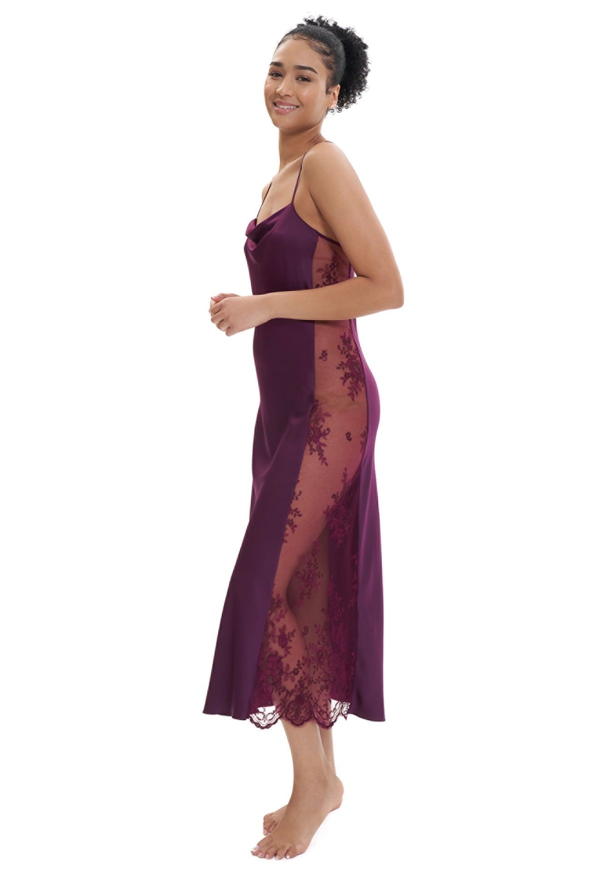 Rya Darling Gown-Aubergine