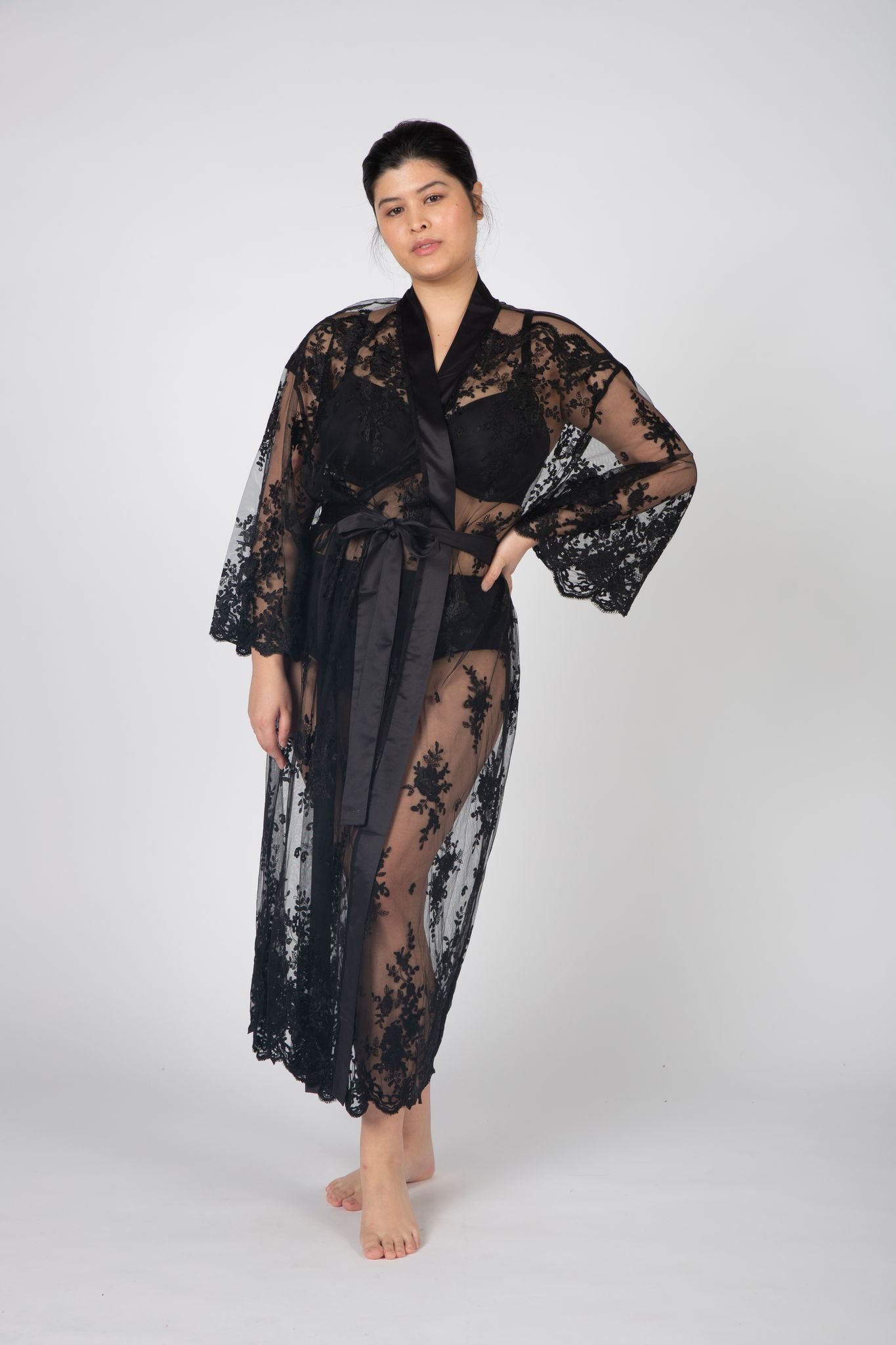 Rya Darling Long Robe – Indulge Boutique