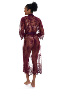 Rya Darling Long Robe-Aubergine