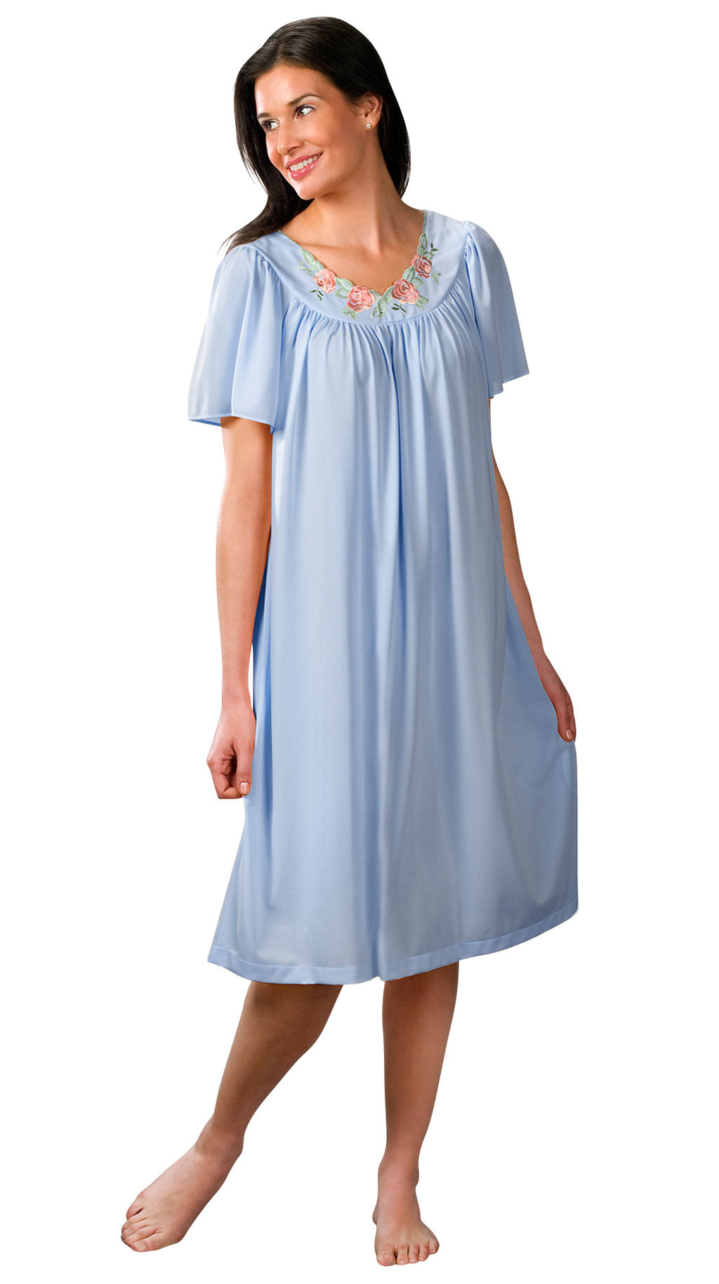 Shadowline Short Sleeve Nightgown